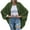 Green, variant on Lovskoo 2024 Cardigan Sweaters for Women Open Front Spring and Fall Solid Color Long Sleeved Pocket Shirt Loose Lapel Oversized Winter Outerwear Tops Brown