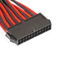 thumbnail image 2 of Phanteks 24 Pin M/B Premium Sleeved Extension Cable 19.68" Length, Black/Red(PH-CB24P_BR), 2 of 4