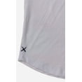 thumbnail image 3 of Cuts Clothing Men's Curve Hem Henley 4 Way Stretch Tee T-Shirt (Medium, White), 3 of 3