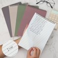 EOOUT Top Spiral Steno Pads 5 Pack Aesthetic Pocket Notebooks 6x9 ...