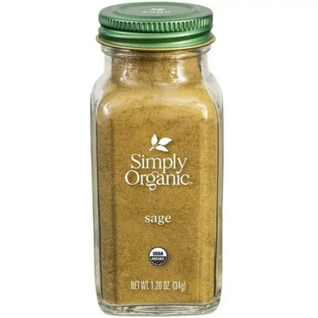 Simply Organic Sage Leaf, Ground 1.20 oz.