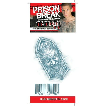 Morris Costumes Prison Break Barcode Devilarch