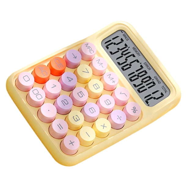 Calculadora de Teclado Mecánnico colorida, Teclado Estánda para Oficina y Educación, Funciones de Cálculo científico Numérico, ABS Material, para Oficina en Casa, Escuela