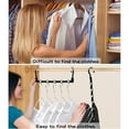thumbnail image 2 of Closet Organizers and Storage,12 Pack Stronger Space Saving Hangers Clothes Hanger with 5 Holes Closet Storage for Heavy Clothes,Magic Home Organization College Dorm Room Essentials for Girls Guys, 2 of 4