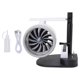 thumbnail image 2 of Ventilador De Turbo De Escritorio, Ventilador De Turbina De Escritorio 3 En 1 Con Humidificador, Cargador Inalámbrico De 15W, Velocidad Ajustable, Flujo De Aire Fuerte De 4000, 2 of 7