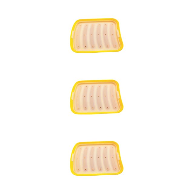 Kearding Molde De Silicona Para Hot Dogs Y Salchichas - Antiadherente Y Fácil De Limpiar Distribución Uniforme Del Calor Resistente Al Calor Type1 NO1