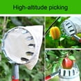 thumbnail image 3 of Ergonomic Fruit Picker Effective Metal Manual Anti-rust Picking Tool for Garden Silver One Size, 3 of 13