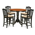 thumbnail image 2 of East West Furniture Trenton 5 Piece High Splat Dining Table Set, 2 of 2