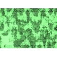 thumbnail image 1 of Ahgly Company Indoor Rectangle Abstract Emerald Green Modern Area Rugs, 2' x 5', 1 of 4