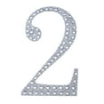 thumbnail image 6 of Efavormart 6" Number 2 Silver Self-Adhesive Rhinestone Number Stickers for DIY Crafts, Handicraft Art, Graduation Cap Decorations Birthday Party, Wedding Alpha-Numeric stickers, 6 of 7