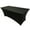 Black, variant on Gowinex Black 6 ft Spandex Tablecloth Stretch Fitted Table Cover