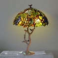 thumbnail image 2 of CHLOE 2 Light Tiffany featuring Leafs & Grapes Table Lamp Oval Shape 20" Shade, 2 of 2