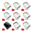 thumbnail image 2 of Phone Charger 4 USB Ports Mobile Charging 1; 2; 3; 4; Head Plastic Portable Phone Charging Adapter US Plug, 2 of 2