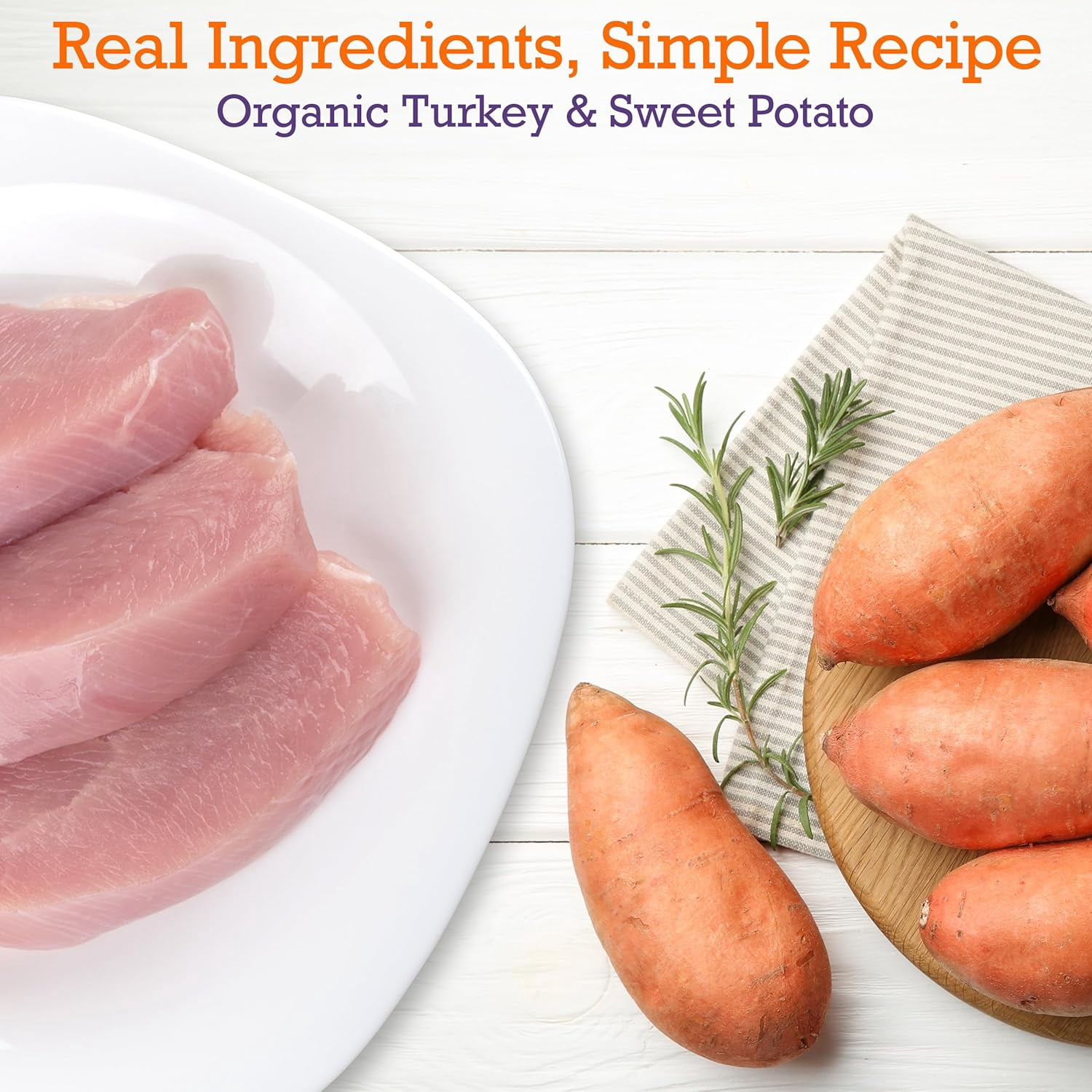 Riley's Dog Jerky Treats - Turkey & Sweet Potato - Non-GMO, High Protein, All Natural Dog Chews - Training Treats for Small & Large Dogs - Easy to Break into Bite-Sized Pieces - 10oz