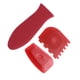 thumbnail image 1 of Protector de mango de 3 piezas Wosthever Raspador de plástico antideformación con aislamiento térmico rojo, 1 of 6
