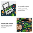 thumbnail image 5 of Balery Luggage Cover Cute Hedgehogs Cactus Blue Print Suitcase Covers for Luggage Elastic Washable Suitcase Protector Fits 18-32 Inch Luggage-Small, 5 of 9