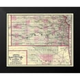thumbnail image 2 of Cram 18x15 Black Modern Wood Framed Wall Art Titled - Kansas - Cram 1875, 2 of 5