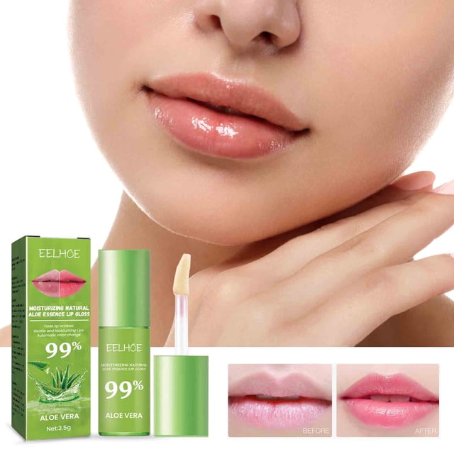 ABPWLY Moisturizing Natural Aloe Lip Gloss Natural Aloe Color-changing Lip Stain 3.5g Clearance Lip stick Canada Days Lipstick Long Lasting Lipstick Long Lasting