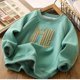 thumbnail image 5 of Sudadera con capucha para adolescentes, para primavera y otoño, nueva sudadera con capucha de manga larga con estampado de letras de color sólido para niños de 4 a 12 años, jersey deportivo informal, 5 of 5