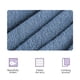 thumbnail image 5 of Toalla Facial de Algodón, Suave y Absorbente, Delicada con La Piel, de Secado Rápido, para Limpieza Del Hogar, Multiusos, Blanca, Verde, Azul Marino y Morada, 74 X 34 Cm., 5 of 6