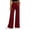 Wine, variant on hoksml Pants for Women, High Waisted Wide Leg Dress Pants, Casual Work Trousers with Pockets