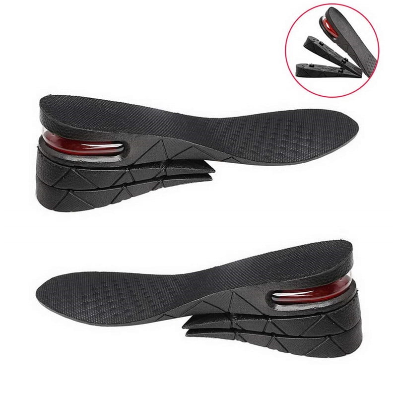 Increase Insole 1 to 4 Layer Height Heel Lift Shoe Air Cushion Pad Taller BE 