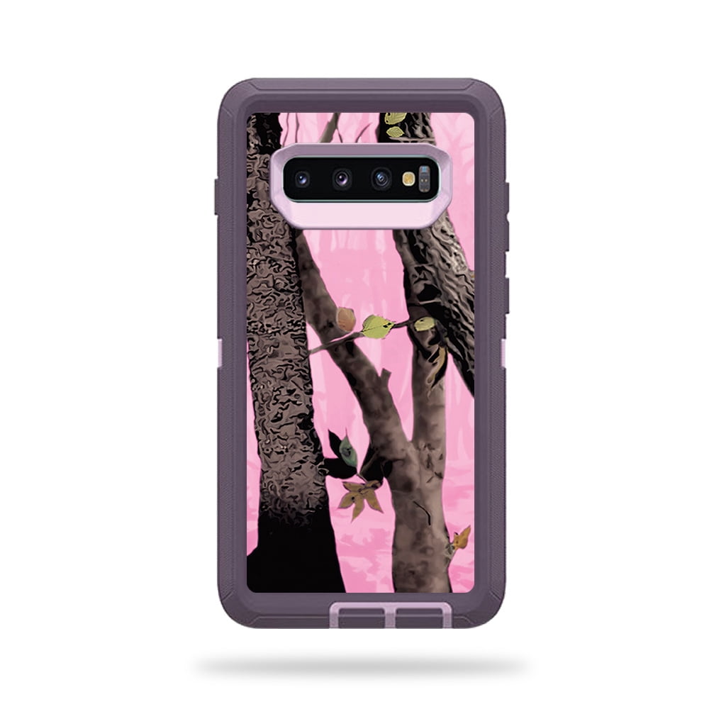 S10 Note10 MightySkins Pink Tree Camo Skin Compatible with Otterbox Defender For Galaxy Note20 5G Galaxy 10E S9 S8+ 3M Vinyl Decal Wrap
