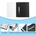 thumbnail image 3 of Unique Bargains Report Covers, 6 Pcs Plastic Clear Front File Sheet Document Presentation Binder Folder Protector, Black, 3 of 4