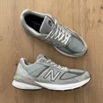 thumbnail image 2 of New Balance Running Shoes Men 12.5 990 V5 Grey Castlerock Sneakers M990GL5, 2 of 6