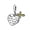 Heart-Shaped Cross Pendant, variant on ROSIANNA 925 Sterling Silver Charm for Bracelets Rose Flower Cross Dangle Charms Women Bracelet Charm