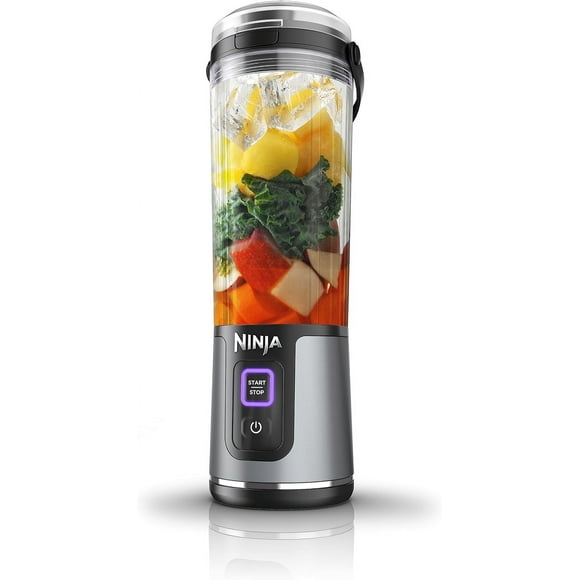 Ninja Blast Portable Blender, Cordless, 18oz. Vessel, Personal Blender for Shakes & Smoothies, BPA Free, Leakproof Lid, USB-C Rechargeable, Black, BC151BKC (Canadian Version) Open Box