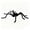 1A- Black, variant on Animated Halloween Props, 35" Giant Sound Activated Spider Toys, Creepy Realistic Plush Spider Crawling on Wall for Home Bar Decor (Wall type)