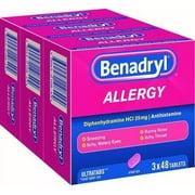 Benadryl Allergy Ultra Tablets, 144 Ct