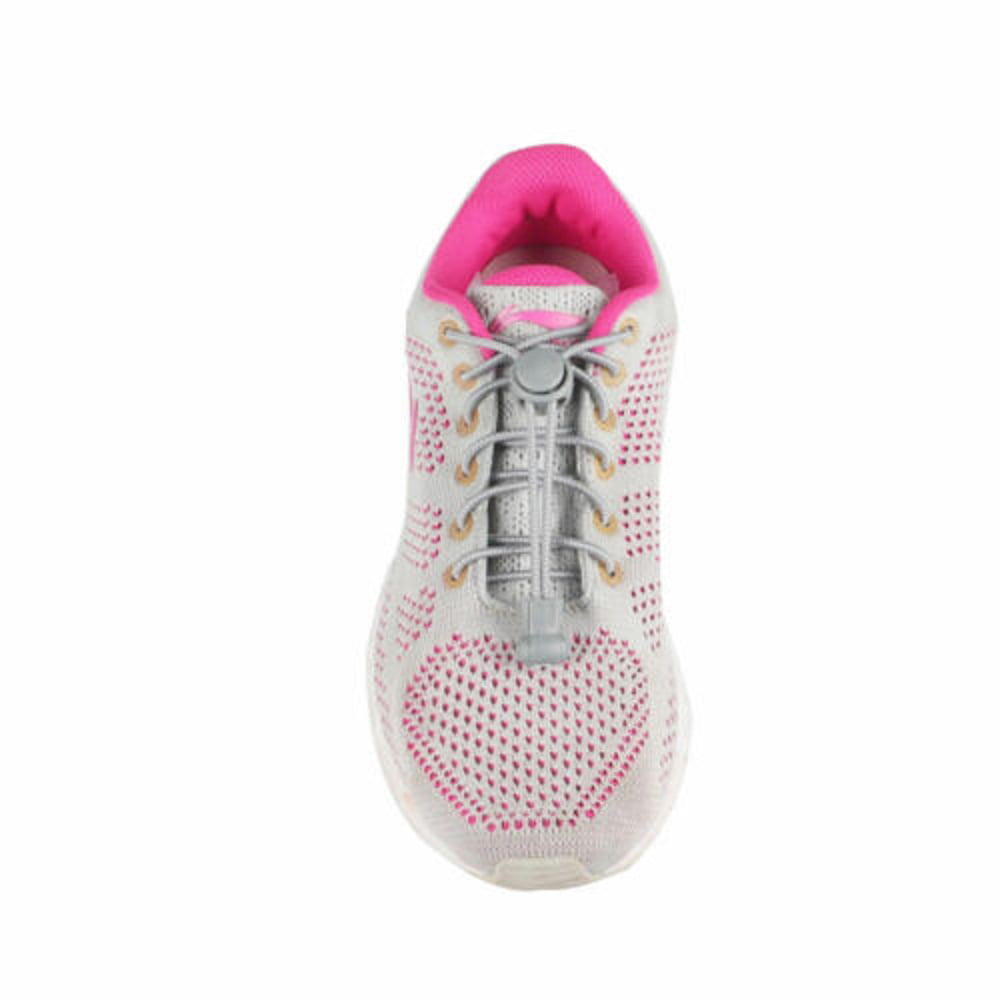 1Pair No Tie Elastic Lock Lace Lock Sports Shoelaces Runner Trainer Shoe Laces 