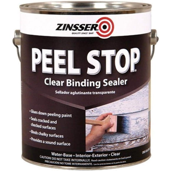 Bonding Primer Zinsser Peel Stop Clear a base de agua, 3,78 L (x2)
