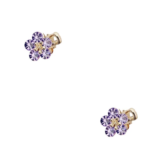 Qarigey Catch Clip Crystal Side Sweet Hairpin Mini Decoración Ins Hair Claw Jewelry Bang Moda para el ocio Picnic al aire libre Type5 NO5