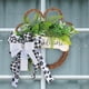 thumbnail image 5 of Corona con Estampado de Pata de Perro y Lazo: 15,75 Pulgadas, Ideal para Colgar En La Puerta Principal Durante Todo El Año para Amantes de Los Perros., 5 of 7