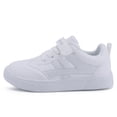 thumbnail image 2 of Eashi Toddler Little Big Kid White Sneakers Skate School Walking Shoes for Boys Girls, 2 of 7