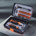 thumbnail image 3 of Screw Driver Set, 50 Bits Ratchet Screwdriver Set CR V Steel Rotatable Ratchet Handle 68 in 1  for Repair Maintenance, 3 of 7