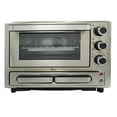 thumbnail image 4 of Avanti 1000 Watt Stainless Steel Portable Kitchen Countertop Pizza Toaster Oven, 4 of 5