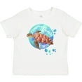 thumbnail image 3 of Inktastic Pompano Beach, Florida Swimming Sea Turtle with Bubbles Boys or Girls Baby T-Shirt, 3 of 5