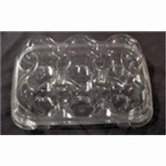 2.5 in. Hinged 6-Count Cupcake Container, Clear - Pack of 150