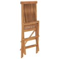 thumbnail image 4 of Charmma Folding Patio Chairs 8 pcs Solid Teak Wood, 4 of 9