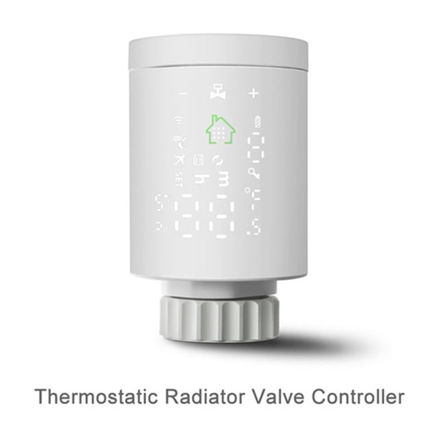 Smart Radiator Thermostat Valve,Tuya Thermostatic Radiator Valve Actuator Controller Work ,Easy to Install