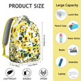thumbnail image 6 of "Wildflower and Sunflower Design College Backpack - Cute Floral Print School Bag for Women, Durable Bookbag with 15.6 Inch Laptop Pocket", 6 of 6