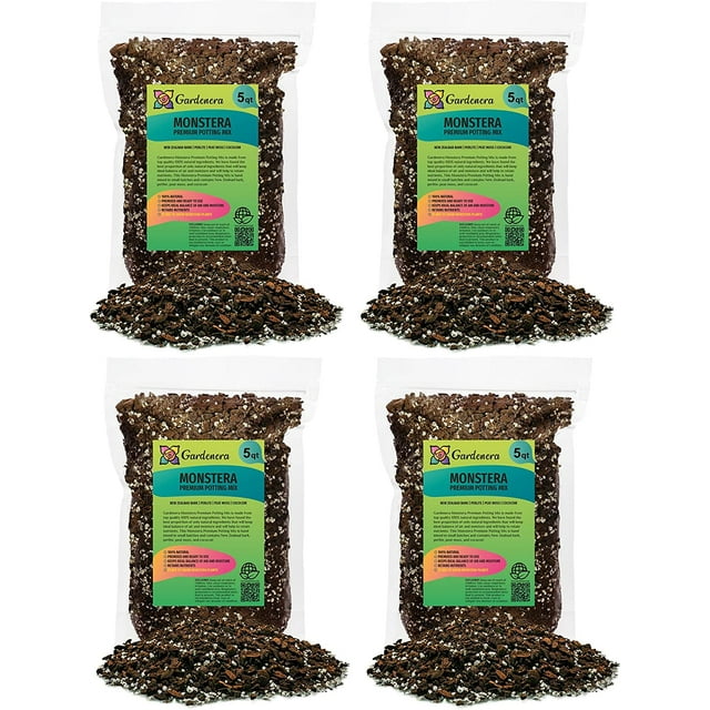 Gardenera Premium Monstera Potting Soil 20 Quart Quick Drain