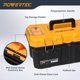 thumbnail image 3 of Caja de herramientas POWERTEC de 16 pulgadas con bandejas organizadoras con cierre 72119, 3 of 7