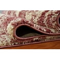 thumbnail image 4 of Ladole Rugs Contemporary Abstract Microfiber Shaggy Area Rug Cream- Rose Pink, 5x8 (5'3" x 7'6", 160cm x 230cm), 4 of 5