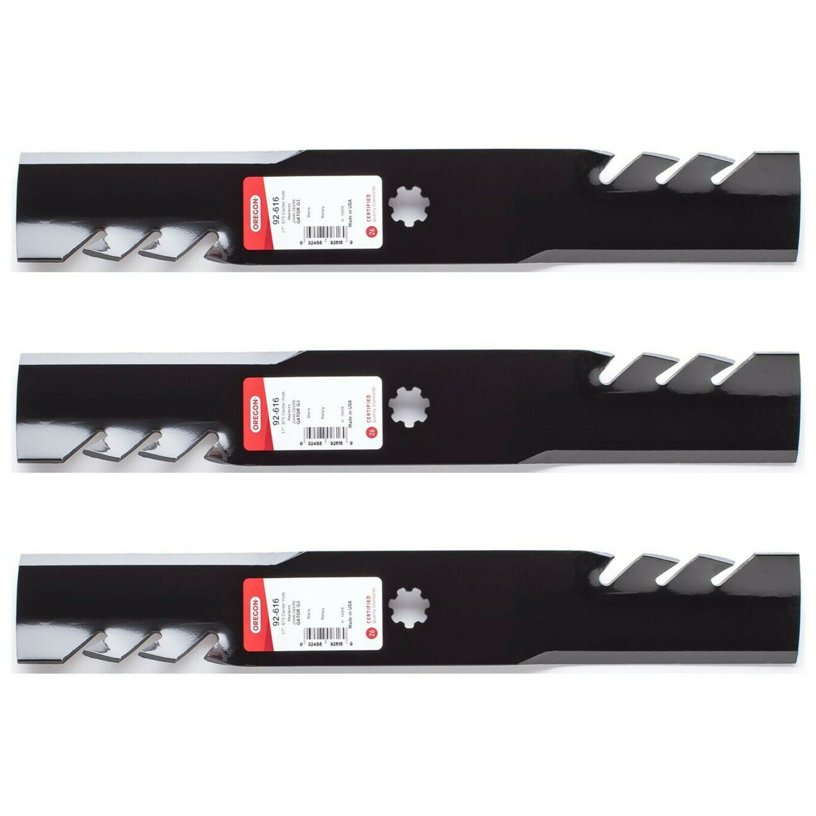 6 Gator Toothed Mulching Mower Blades fit Gravely ZT 00273000 04919100 48" Deck 