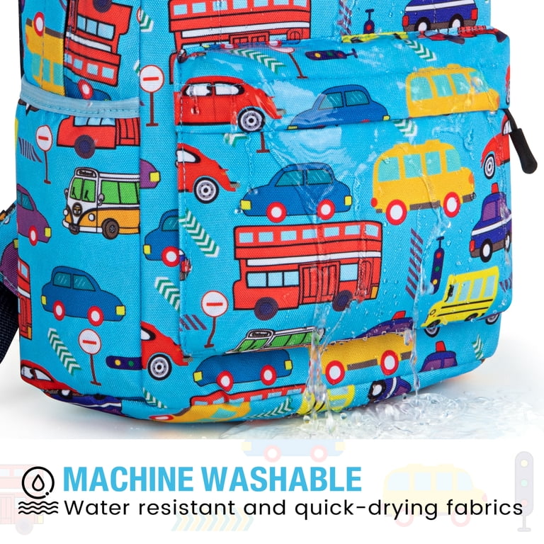 Cshidworld Toddler Backpack, Blue Cars, 11" photo 7